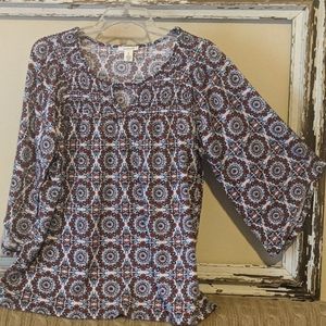 Westbound bell sleeve top